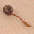 Wood scoop, 'Delicious Coconut' - Coconut Shell and Teak Wood Scoop Crafted in Thailand (image 2b) thumbail