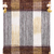 Wandbehang aus Baumwolle - Handgefertigter geometrischer Wandbehang aus Baumwolle in Schokoladenfarbe