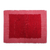 Cotton rug, 'Crimson Union' (1.5x2) - Crimson Cotton Rug Handwoven by Thai Artisans (1.5x2)