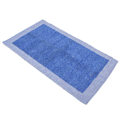 Cotton area rug, 'Iris Home' (3x6) - Handwoven Iris Cotton Area Rug from Thailand (3x6)