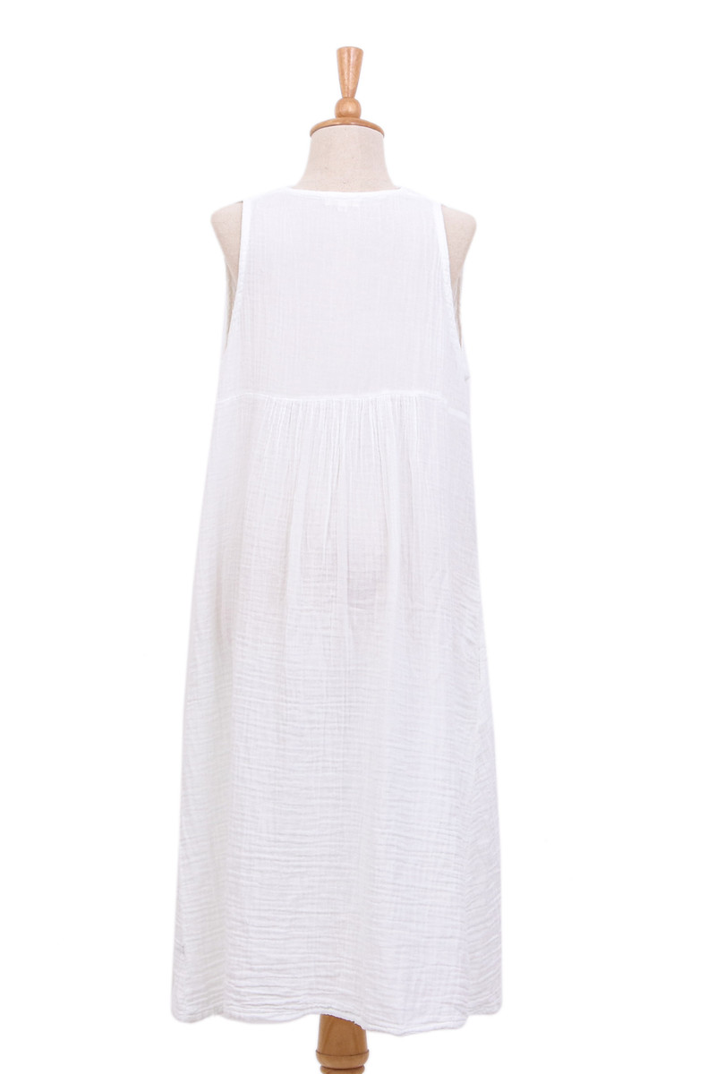 ワンピース Nodress Cotton Dress White Nodress White 