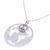 Sterling silver pendant necklace, 'Peaceful Planet' - Sterling Silver Pendant Necklace with Globe and Peace Symbol (image 2d) thumbail