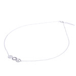 Sterling silver pendant necklace, 'Peace Line' - Sterling Silver Pendant Necklace Inspired by Peace