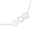 Sterling silver pendant necklace, 'Peace Line' - Sterling Silver Pendant Necklace Inspired by Peace (image 2f) thumbail