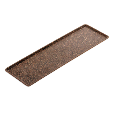 Rectangle Brown Bio-Composite Tray Made from Rice Husks