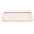 Recycled rice husk bio-composite tray, 'Ivory Corners' - Ivory Geometric Recycled Rice Husk Bio-Composite Tray