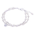 Cultured pearl pendant bracelet, 'The Promise' - Thai Cultured Pearl Bracelet with Sterling Silver Pendant