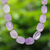 Amethyst and hematite beaded necklace, 'Wise Thoughts' - Bohemian Amethyst and Hematite Beaded Necklace from Thailand (image 2) thumbail
