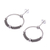 Sterling silver dangle earrings, 'Trendy Halo' - Modern Sterling Silver Dangle Earrings Crafted in Thailand