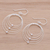 Sterling silver dangle earrings, 'Modernized Prophecies' - Sterling Silver Dangle Earrings Crafted in Thailand (image 2b) thumbail