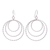 Sterling silver dangle earrings, 'Avant-Garde Swirls' - Polished Sterling Silver Dangle Earrings Crafted in Thailand