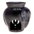 Calentador de aceite de cerámica - Calentador de aceite de elefante de cerámica hecho a mano en tono negro