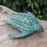 Recycled paper sculpture, 'Eco Turtle' - Eco-Friendly Recycled Paper Turtle Sculpture from Thailand