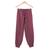 Cotton twill jogger pants, 'Casual in Wine' - Bordeaux Cotton Twill Jogger Pants with Drawstring Waist