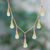 Gold-plated prehnite and amethyst waterfall necklace, 'Wise Bliss' - 24k Gold-Plated Prehnite and Amethyst Waterfall Necklace