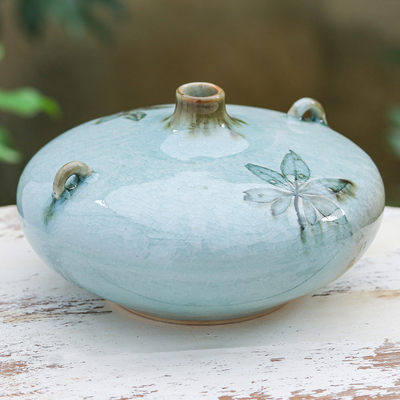 Ceramic vase, Be Nature in Blue