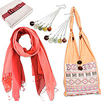 Gift set, 'Fashionista' - Traditional Fashionista Gift Set Crafted by Thai Artisans