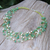 Aventurine and cultured pearl waterfall necklace, 'Cascade in Mint' - Handmade Aventurine and Cultured Pearl Waterfall Necklace (image 2c) thumbail