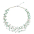 Aventurine and cultured pearl waterfall necklace, 'Cascade in Mint' - Handmade Aventurine and Cultured Pearl Waterfall Necklace (image 2d) thumbail