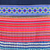 Vestido tubo de mezcla de algodón - Vestido tubo de mezcla de algodón inspirado en la tribu Hmong Hill en azul