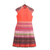 Cotton blend sheath dress, 'Orange Heirloom' - Hmong Hill Tribe-Inspired Cotton Blend Orange Sheath Dress