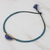 Multi-gemstone beaded pendant necklace, 'Lunar Truths' - Multi-Gemstone Beaded Necklace with Lapis Lazuli Pendant (image 2c) thumbail