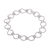 Sterling silver link bracelet, 'United Future' - Matte Finished Sterling Silver Link Bracelet from Thailand