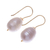 Gold-plated cultured pearl drop earrings, 'Timeless Flair' - Classic 18k Gold-Plated Cultured Pearl Drop Earrings (image 2c) thumbail