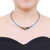 Multi-gemstone macrame pendant necklace, 'Delicate Touch' - Multi-Gemstone Macrame Pendant Necklace from Thailand (image 2j) thumbail