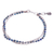Lapis lazuli and silver beaded charm bracelet, 'My Intellectual Day' - Blue-Toned Lapis Lazuli and Silver Beaded Charm Bracelet (image 2d) thumbail