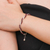 Garnet and silver beaded charm bracelet, 'My Lovely Day' - Red-Toned Natural Garnet and Silver Beaded Charm Bracelet (image 2j) thumbail