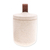 Recycled rice husk bio-composite jar, 'Natural Tagine' - Ivory Jar Made from A Bio-Composite with Recycled Rice Husks