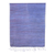 Silk shawl, 'Bold Plum' - Handloomed Striped Blue and Plum Silk Shawl with Fringes (image 2d) thumbail