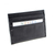 Leather card holder, 'Businessman in Black' - Lined Leather Card Holder in Black with 1 Pocket and 6 Slots