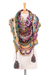 Crocheted capelet, 'Multicolour Feelings' - Handcrafted colourful Crocheted Acrylic Capelet with Tassels