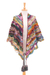 Crocheted capelet, 'Multicolour Feelings' - Handcrafted colourful Crocheted Acrylic Capelet with Tassels