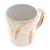 Ceramic mug, 'Forest Core' - Handcrafted Brown and Ivory Ceramic Mug from Thailand