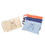 Nesting travel bags, Journey Ahead' (set of 2) - Waterproof Wristlet Drawstring Backpack Nesting Travel Bags