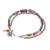 Jasper strand bracelet, 'Fashionable Duo' - Jasper Strand Bracelet with Hill Tribe 950 Silver Beads (image 2e) thumbail