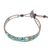Amazonite and chalcedony beaded wristband bracelet, 'Colorful Dream' - Beaded Wristband Bracelet with Amazonite and Chalcedony (image 2c) thumbail