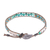 Amazonite and chalcedony beaded wristband bracelet, 'Colorful Dream' - Beaded Wristband Bracelet with Amazonite and Chalcedony