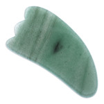 Facial massage stone, 'Gua Sha in Green' - Aventurine Gua Sha Facial Massage Stone from Thailand