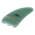 Facial massage stone, 'Gua Sha in Green' - Aventurine Gua Sha Facial Massage Stone from Thailand