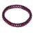 Garnet beaded stretch bracelet, 'Perseverance Powers' - Handcrafted Natural Garnet Beaded Stretch Bracelet (image 2c) thumbail