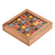 Wood game, 'colourful Sudoku' - Sudoku-Inspired Raintree Wood Game with colourful Pieces