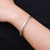 Silver cuff bracelet, 'Celestial Halo' - Hill Tribe-Themed Silver Cuff Bracelet Crafted in Thailand (image 2j) thumbail