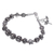 Silver beaded charm bracelet, 'Souls from the Forest' - Hill Tribe-Themed Silver Beaded Charm Bracelet (image 2d) thumbail