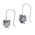 Silver drop earrings, 'Future Me' - Polished Geometric Silver Drop Earrings Crafted in Thailand (image 2b) thumbail