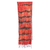 Fular de seda teñido anudado - Pañuelo de seda teñido anudado en naranja y rojo hecho a mano con flecos