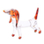 Handblown glass figurine, 'Courage Dachshund' - Handblown Brown Glass Dachshund Dog Figurine